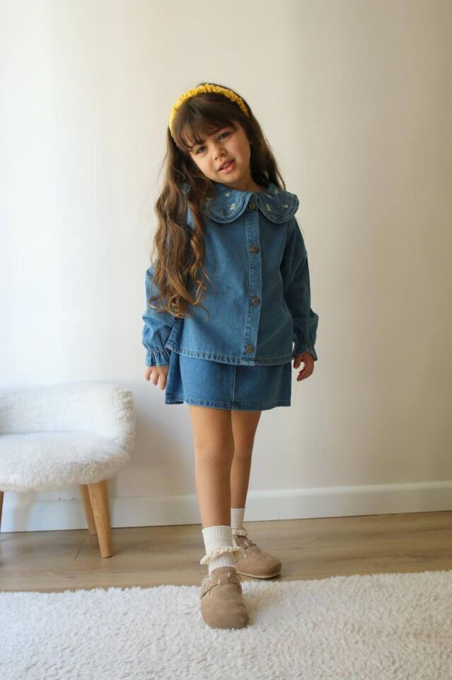 Alt Üst Denim Takım