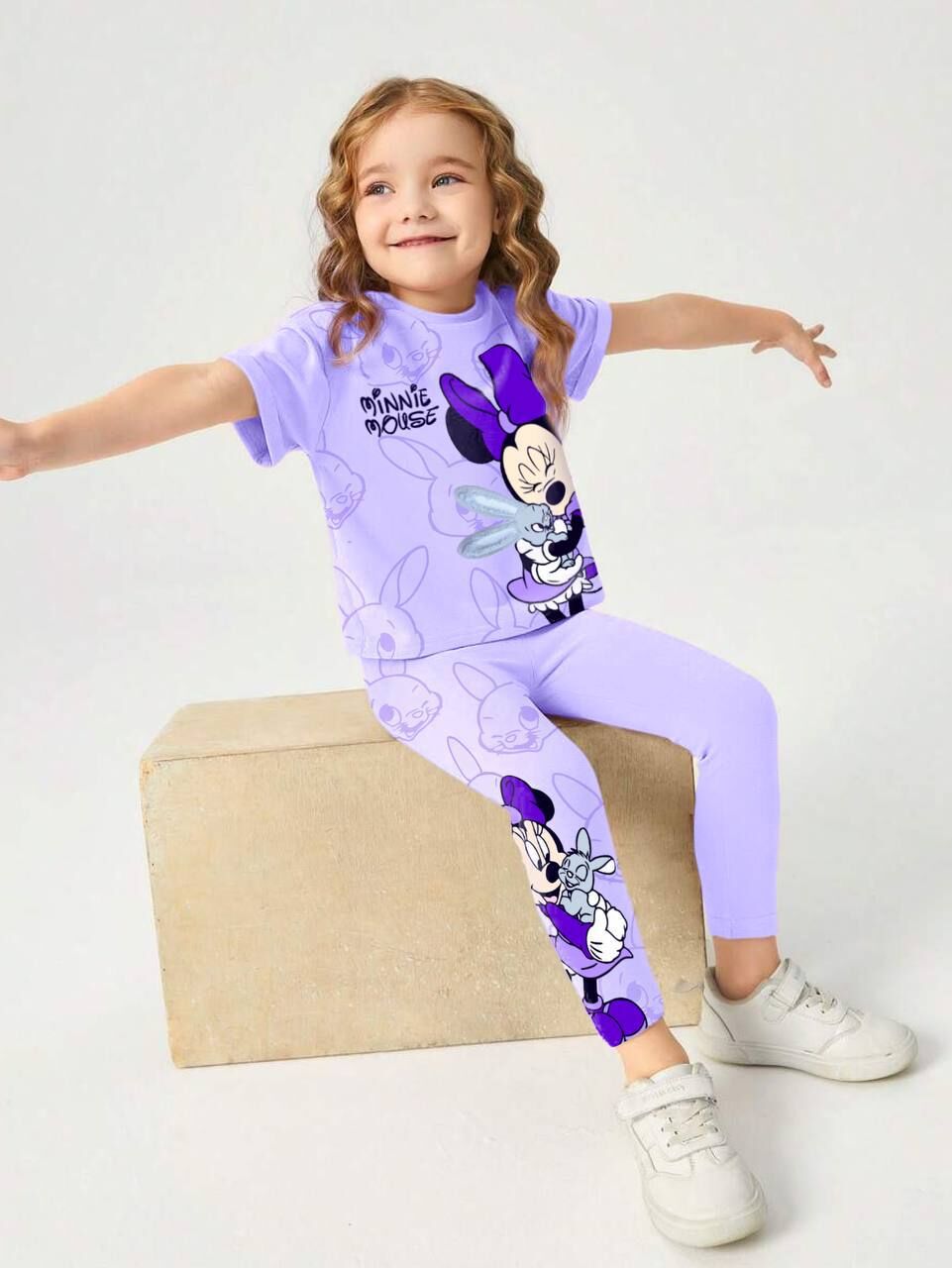 Minnie Mouse Detaylı Alt Üst Takım