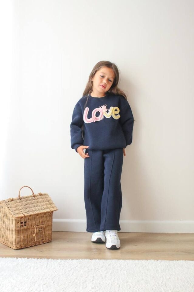 Love Baskılı Alt Üst Takım