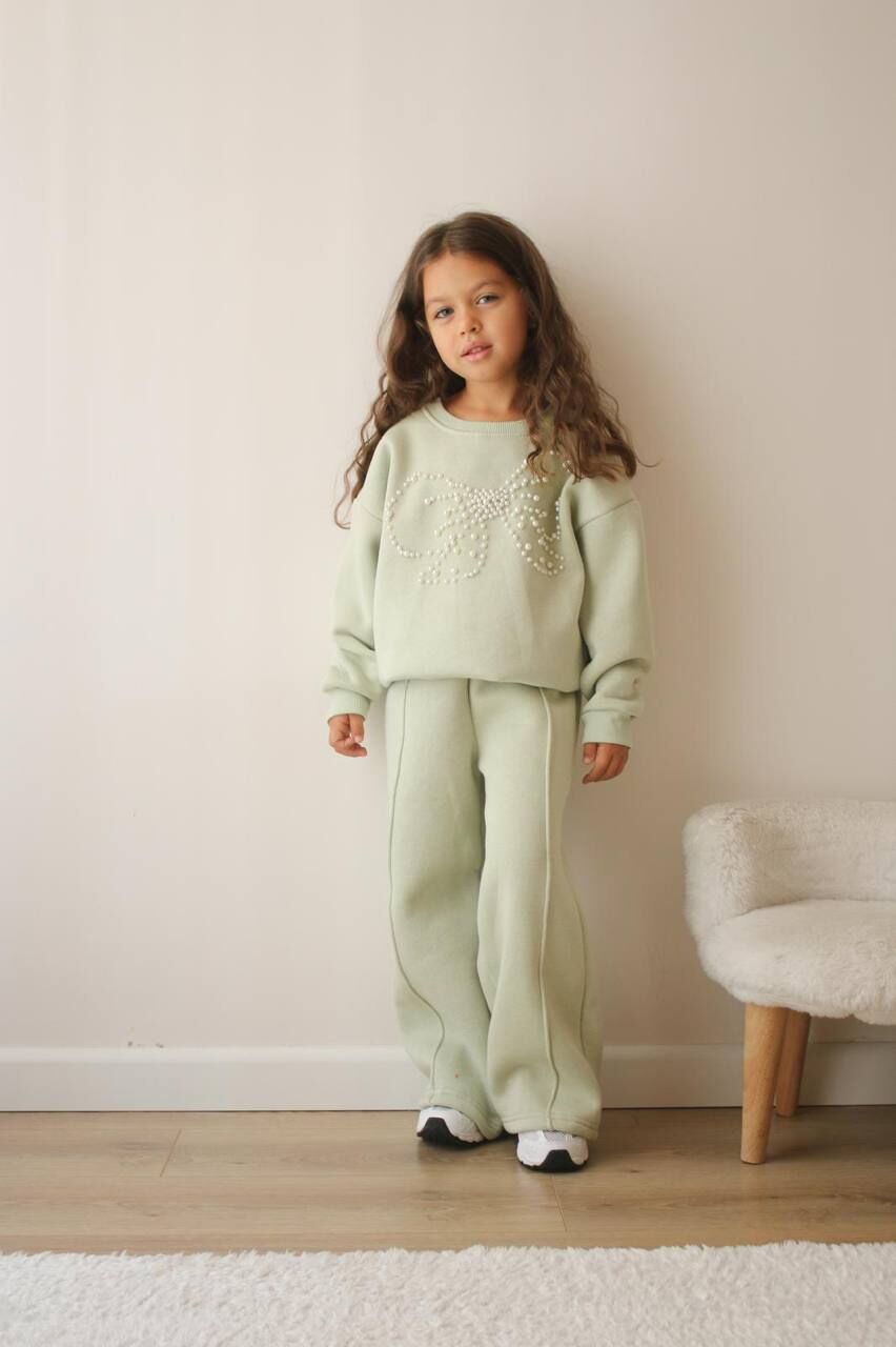 Boncuk Desenli Alt Üst Takım